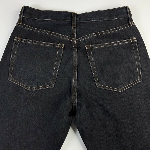 Wardrobe.NYC Womens Slim Skinny Jeans Black Wash Pockets Button Fly Denim 26 New - Picture 7 of 12